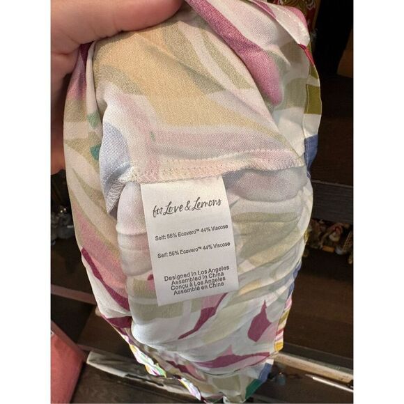 NWT For Love & Lemons Thora Mini Dress Size Small - Picture 8 of 8